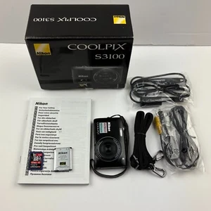 Nikon Coolpix S3100 Camera | 14.0 MP | Fully Working | SD Card | NO Charger - Bild 1 von 10