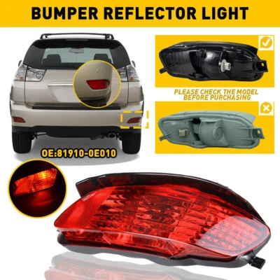 RIGHT REAR BUMPER REFLECTOR LIGHT FIT LEXUS RX400H 2006-2008 | LEXUS RX350 07-09 - Изображение 1 из 4