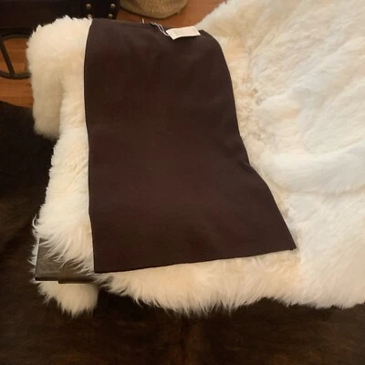 NWT Eileen Fisher Cassis Extra Fine Merino Wool F/L Pencil Skit Size PP MSRP$228 - Image 1 of 4