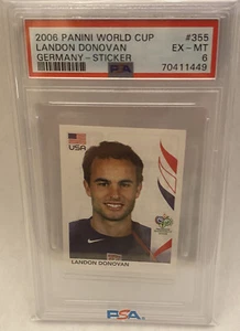 2006 PANINI WORLD CUP STICKER #355 LANDON DONOVAN USA PSA 6 - Picture 1 of 2