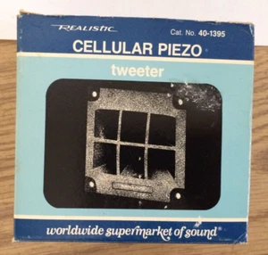 Nuovo con scatola TWEETER TWEETER Cellulare Piezo REALISTICO 8 Ohm 30/75 watt 40-1395 - Foto 1 di 6