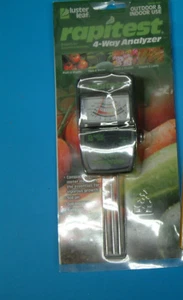 NEW**LusterLeaf Rapitest 1880 PH-Sun-Moisture-Fertility Meter NEW - Picture 1 of 4