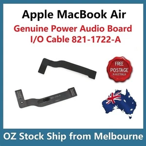 Genuine MacBook Air 13" A1466 Power Audio Board Cable 821-1722-A 2013 to 2017 - Picture 1 of 4