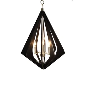 Woodbridge Lighting Foresee Wood 3-Light Foyer Pendant, Wenge - 14013STN-W1B2WG - Picture 1 of 1