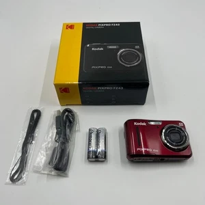 Kodak PIXPRO FZ43 Red Compact Camera 4x Zoom New No Customs Fees US - Picture 1 of 7