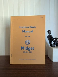 Instruction Manual for the MG Midget Series TC 1954 - Picture 1 of 5