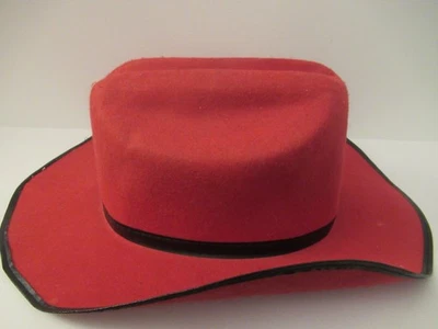Sombrero de vaquero rojo (sombrero de disfraz para niños) Foto 1 de 4
