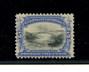 U.S. #297 (U722) Bridge at Niagara Falls, 5¢ ultra & black, MNH, FVF,CV$180.00 - Picture 1 of 2