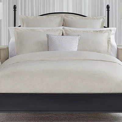 Juego de funda nórdica Sferra Florito 5810 King marfil algodón satén jacquard Foto 1 de 4