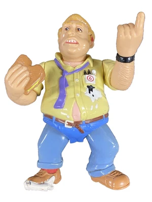 Figura Mirage Studios 1992 TMNT Toon Burne Playmates - Suelta, ¡genial! Foto 1 de 4