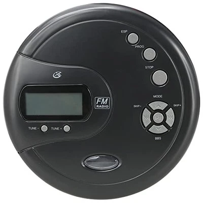 GPX PC332B Portable CD Player with Anti-Skip Protection, FM Radio and Stereo ... - Image 1 of 4