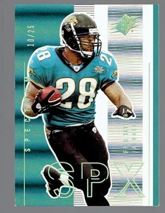 2005 Upper Deck SPX Fred Taylor Spectrum Parallel Football Card 10/25 - Picture 1 of 2