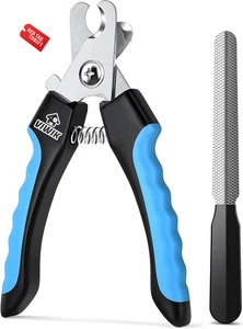 Dog Nail Trimmers for Large Medium Dogs, Cats, Professional Clippers with File - Picture 1 of 7