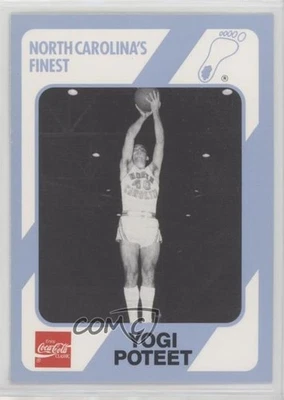 1989-90 Collegiate Collection/Coca-Cola North Carolina's Finest Yogi Poteet #162 - Image 1 of 2