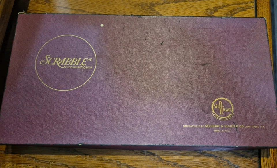 1976 Scrabble Game Wooden Tiles - Image 1 of 4