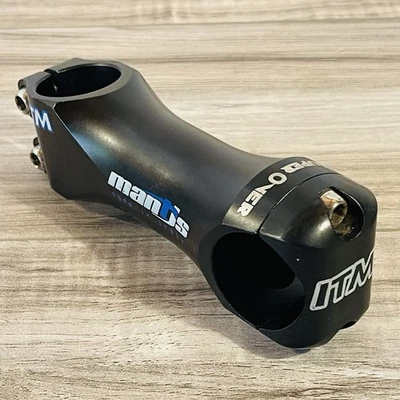 ITM Mantis Super Over Road Stem 100mm 1 1/8 Threadless 31.8  Italy Black - Image 1 of 4