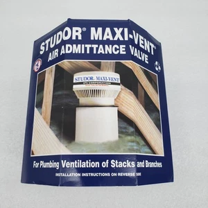 Studor Maxi-Vent 20302 Lufteintrittsventil passend für 3" oder 4" Rohre - Bild 1 von 6