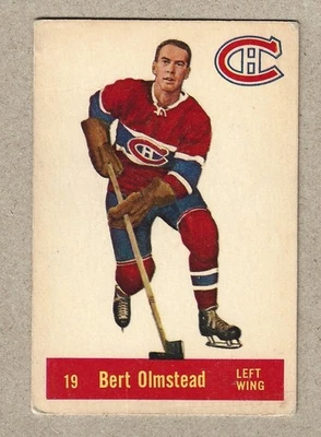 1957/58 Parkhurst Hockey - Bert Olmstead #19 - Image 1 of 2