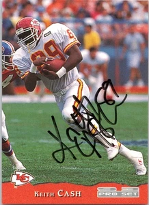 Keith Cash signed 1993 Pro Set Kansas City Chiefs #209 handsigniert - Bild 1 von 2