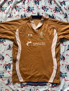 WRU Welsh Rugby Union Wales Vintage Under Armour Men’s Shirt Top Kit Swalec - Picture 1 of 3