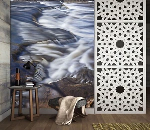 3D Water Romance R4351 Wallpaper Wall Mural Self-adhesive Removable Luna - Picture 1 of 11