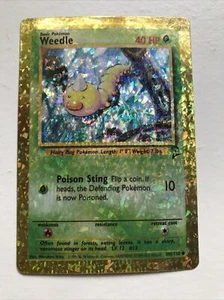 Pokemon Vending Sticker unbenutzt 1999 HOLO 100/130 Weedle Vintage 90er Base Set 2 - Bild 1 von 6