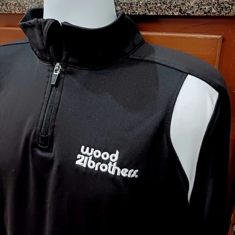 Wood Brothers Racing Ford 2XL Team Issued 1/4 Zip Pullover Shirt NASCAR Cover