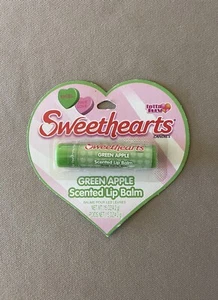 .15 Ounce Green Apple Sweethearts Flavored Lip Balm By Lotta Luv, New In Package - Picture 1 of 2