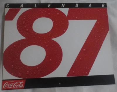 The Official Bottler's  Coca Cola  Annual Calendar for 1987 - Image 1 of 4
