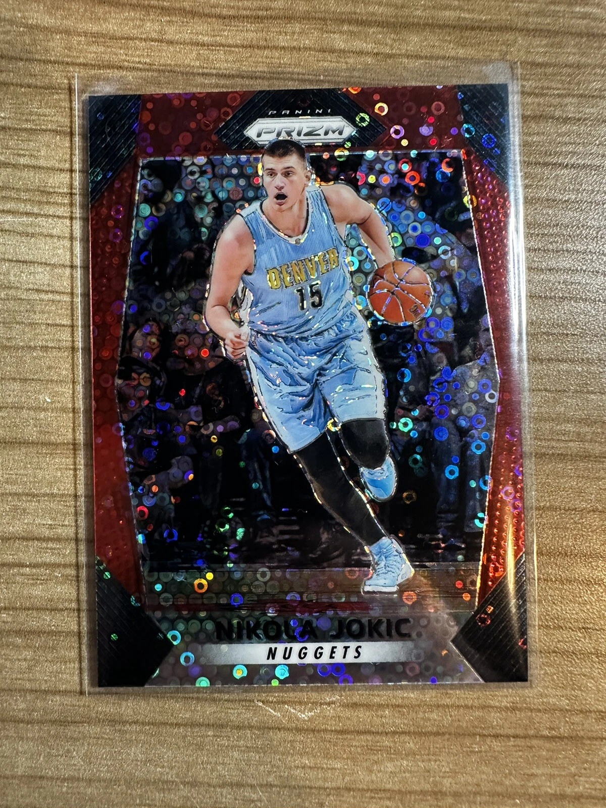 Nikola Jokic 2017-18 Panini Prizm Red Fastbreak /125 Nuggets
