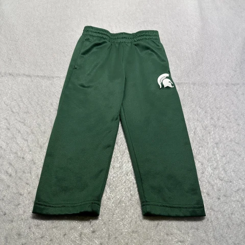 Michigan State Spartans Gen2 Sweatpants Toddler 3T Green Fleece Joggers Cover