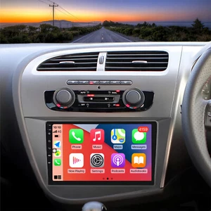 32GB Apple CarPlay Car Stereo Radio Android 13 GPS For Seat Leon MK2 2005-2013 - Picture 1 of 24