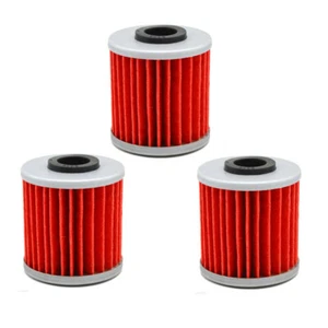 3X Oil Filters for KAWASAKI KX250F KX450F KX450 Suzuki RMZ250 RMZ450 RMX450Z - Picture 1 of 3