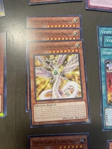Yugioh 3x Light End Sublimation Dragon INFO-EN010 Common 1st Ed - Picture 1 of 1
