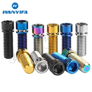Titanium Bolt M8x20 25mm Socket Cap Hex Head Screw With Non-shedding Ti Washer - Picture 1 of 13