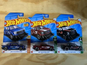 Hot Wheels Ford F-150 Lightning Custom Set Of 3 - Picture 1 of 5