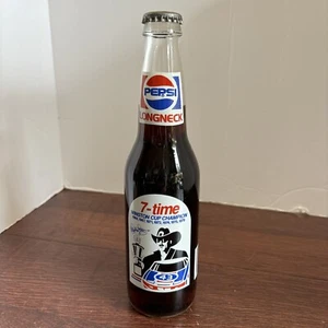 Bottiglia Pepsi vintage collo lungo mai aperta Richard Petty 7 volte campione Winston Cup - Foto 1 di 6