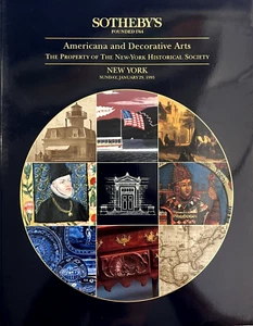 Sotheby's - The New York Historical Society Collection 1995 Auction Catalog - Picture 1 of 24