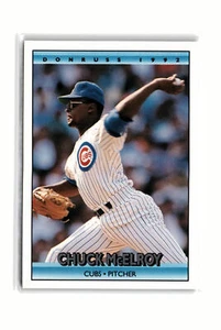 Chuck McElroy Baseball #650 1992 Donruss Chicago Cubs - Picture 1 of 2