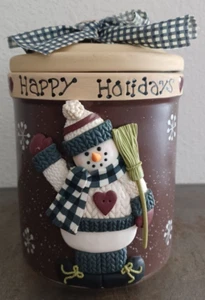Keramik Happy Holidays Schneemann Kanister - Bild 1 von 24