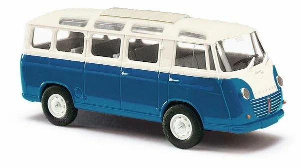 Busch 94151 - 1/87/H0 GOLIATH Autobus di Lusso Blu/Crema - Nuovo - Immagine 1 di 1