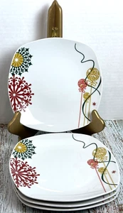 Corsica Holiday Jewel Luncheon Plates Christmas Holiday Plates Set (4) - Picture 1 of 14