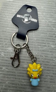 Universal Studios Exclusive THE SIMPSONS Maggie Figurine Keychain / NEW - Picture 1 of 5