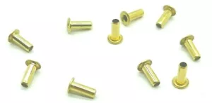 EYELET RIVET 10pk FOR HORNBY TRIANG X8025 X171 TRAIN COUPLING HOOKS COACHES ETC - Picture 1 of 1