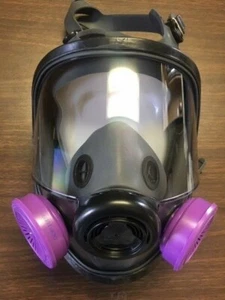 NORTH HONEYWELL 54001 FULL FACE RESPIRATOR NEW WITH PARTICLUATE CARTRIDGES  - Picture 1 of 1