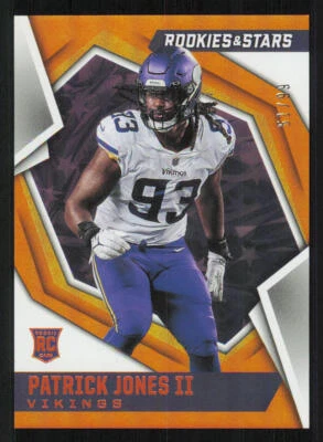 2021 Rookies and Stars Orange #153 Patrick Jones II /99 - Image 1 of 2