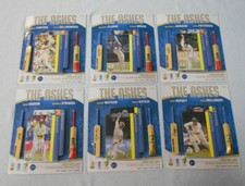 #FF4.   SET(6)  OF  THE  ASHES  2011  COLLECTOR CARDS & MINI BATS