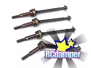 GPM HARD STEEL #45 FRONT & REAR CVD SWING SHAFT 4PCS HPI RS4 SPORT 3 FLUX RTR - Picture 1 of 1