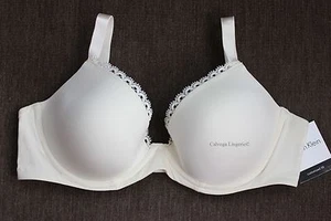 NWT Calvin Klein F2892 "Seductive Comfort" Customized Lift Push-Up Bra, Ivory - Picture 1 of 4