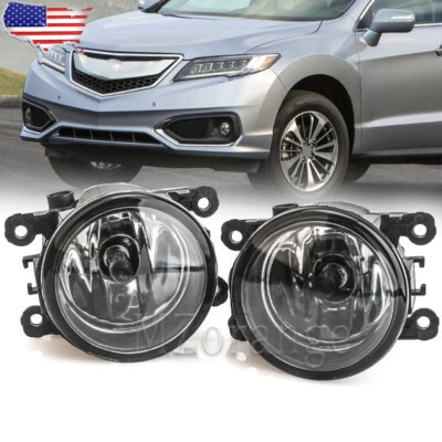Front Bumper Fog Light Lamps For Acura RDX 10-18  PAIR Replacement 33900-T0A-A01 - Image 1 of 4